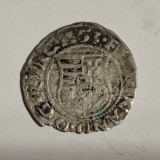 Ungaria 1 Denar 1588 KB Argint Rudolf II - Moneda Veche