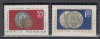 ROMANIA 1967 LP 646 CENTENARUL MONEDEI NATIONALE SERIE MNH, Nestampilat