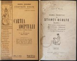 2x C.K Nicolau 1927 CARTEA ADEPTULUI si CURS PRACTIC de STIINTE OCULTE (ilustrata) Influenta Personala Magnetismul Aparate Mecanice Psiho Terapia RARE