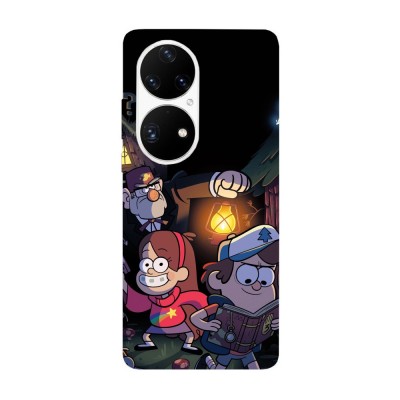 Husa compatibila cu Huawei Nova Y70 model Gravity Falls, Silicon, TPU, Viceversa foto