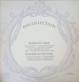 Disc vinil, LP. Rossini et Verdi-Gioacchino Rossini, Giuseppe Verdi, Felix Mendelssohn-Bartholdy, Jacques Offenb