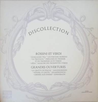 Disc vinil, LP. Rossini et Verdi-Gioacchino Rossini, Giuseppe Verdi, Felix Mendelssohn-Bartholdy, Jacques O-156827 foto