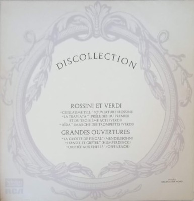 Disc vinil, LP. Rossini et Verdi-Gioacchino Rossini, Giuseppe Verdi, Felix Mendelssohn-Bartholdy, Jacques Offenb foto