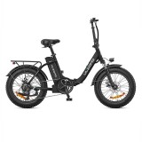 Bicicleta electrica pliabila Ulzomo Dolphin 20 E-bike, 350W, 36V 13Ah, autonomie 89km, viteza maxima 25km/h, Black, 20&#039;&#039;