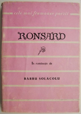 Poezii &amp;ndash; Ronsard foto