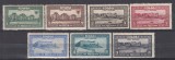 ROMANIA 1928 LP 78 - 10 ANI DE LA UNIREA BASARABIEI SERIE FOARTE USOARA URMA SARNIERA