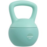 SPORTNOW Kettlebell 6 kg cu m&acirc;ner antiderapant pentru fitness, forță și cardio, 19 x 19 x 28 cm verde | Aosom Romania