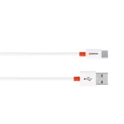 Cablu USB - 2in1 Lightning micro USB alb 1m Skross Essentials Line foto