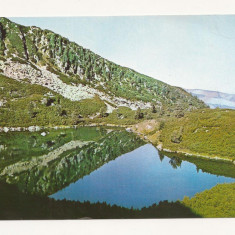 RF9 -Carte Postala- Masivul Retezat, Lacul Gemenea, circulata 1968