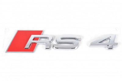 Emblema RS4 Oe Audi A4 B8 2007-2015 8D98537402ZZ foto
