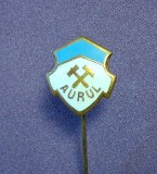 Insigna (model vechi) fotbal - "AURUL" BRAD