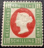 Heligoland 1875&ndash;1890 &ndash; 1&frac12; Schilling, profil regina Victoria &ndash; emisiune clasică