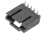 Soclu cablu-placă 2,54mm 5 pini aurit THT, TE Connectivity