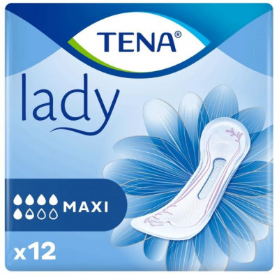 Absorbante pentru incontinenta Tena Lady Maxi Insta Dry, 12 buc foto