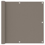 VidaXL Paravan de balcon, gri taupe, 90x300 cm, țesătură oxford