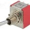 Intrerupator basculant, 2 pozitii, mod comutare ON-ON, 3PDT, C&amp;K - 7301SYZQE