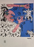 Keith Haring - Cruella de Vil (litografie originala)
