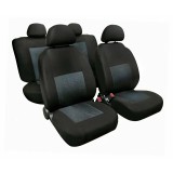 Huse scaun Sport 8buc jacquard high-quality - Gri/Negru Garage AutoRide