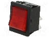 Intrerupator OFF-ON, 2 pozitii, DPST, BULGIN - C1353ATMBR3