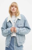 Levi&#039;s geacă din denim femei, de tranziție, oversized, A4435