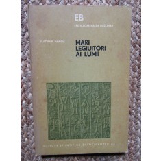 MARI LEGIUITORI AI LUMII-VLADIMIR HANGA