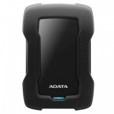 Hdd extern adata 4tb hd330 2.5 usb 3.1 senzor protectie socuri criptare date negru foto