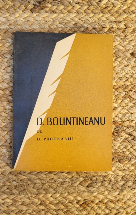 D. Bolintineanu &ndash; D. Pacurariu