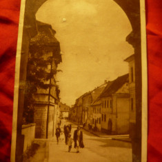 Ilustrata orasul Stalin strada Maxim Gorki anii '50 RPR (mici defecte)