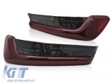 Set de stopuri LED potrivit pentru BMW Seria 3 G20 sedan 2019-2022, cu baza fumurie rosie, stanga si dreapta Performance AutoTuning
