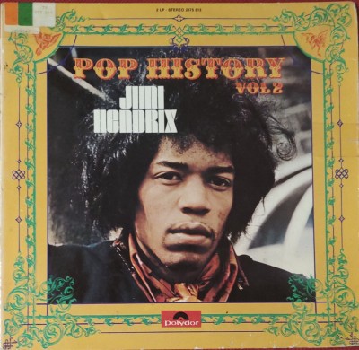 Jimi Hendrix &amp;ndash; Pop History Vol 2, 2LP, Germany, 1971, stare foarte buna (VG) foto