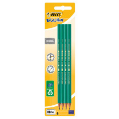 Bic Set Creioane Grafit Eco Evolution 650 Pachet Cu 4 Bucati 379325