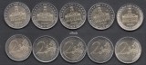 GERMANIA 2 euro 2009, A, D, F, G, J, Saarland