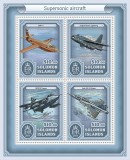 Cumpara ieftin INSULELE SOLOMON 2017 - Avioane supersonice/ set complet MNH - bloc + colita (2 imagini)