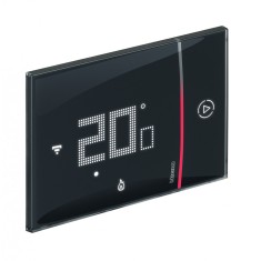 Termostat conectat Netatmo Wi-Fi incastrat 3M Living Now Bticino negru XG8002