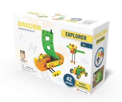 Joc de construit cu blocuri Explorer, Bakoba foto