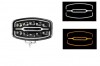 Proiector Auto LED Jupiter 55W, Faza Lunga cu DRL Alb/Galben, 10-30V, Omologat ECE, IP67, 245mm