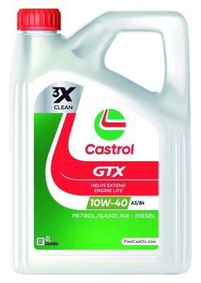Ulei motor Castrol GTX 10W-40 A3/B4 4L 15F8FD foto