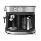 Espressor Studio Casa Delicia Combi Inox, 15 Bar, 3 In 1, Espressor De Cafea Si Un Filtru De Cafea, 1850 W, Timer