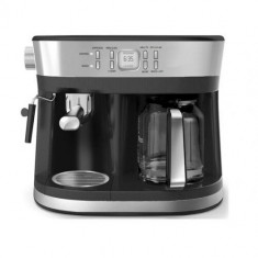 Espressor Studio Casa Delicia Combi Inox, 15 Bar, 3 In 1, Espressor De Cafea Si Un Filtru De Cafea, 1850 W, Timer