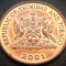 Moneda exotica 5 CENTI - TRINIDAD TOBAGO, anul 2001 * cod 1516 C = A.UNC