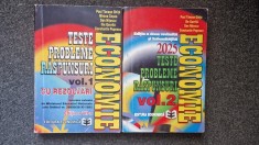 ECONOMIE TESTE PROBLEME SI RASPUNSURI - Ghita, Cosea (2 volume)