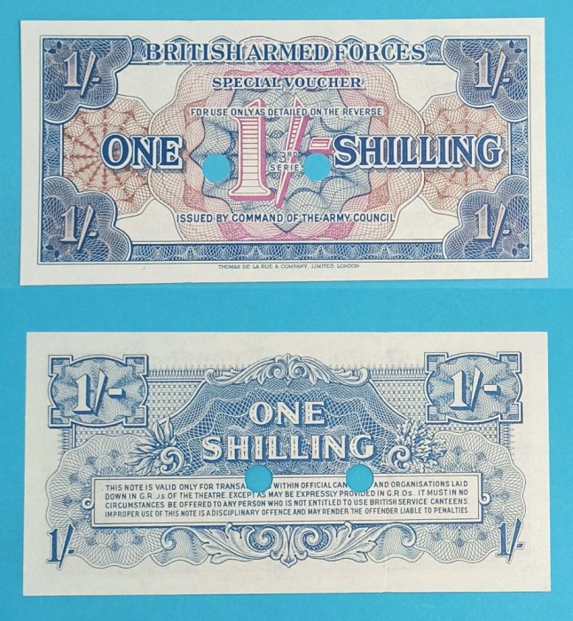 Marea Britanie 1 Shilling 1956 &#039;Fortele Armate Britanice&#039; UNC p#M26b