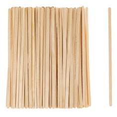 Betisoare natur pentru lucru manual,19x0.5 cm, 100 bucati set
