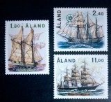 Cumpara ieftin ALAND 1988 corabi, nave cu p&acirc;nza, vapoare, SERIE 3V nestampilata