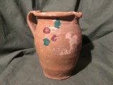 Arta si Traditie - Veche cana / carafa realizata in sudul romaniei in a doua jumatate a sec XX !