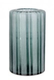 Cumpara ieftin Vaza flori sticla albastra gri Aruni 17x32 cm
