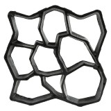 Matrita pavaj / piatra decorativa, plastic, exterior, negru