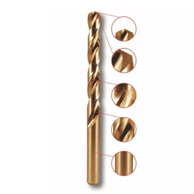 Burghie cobalt pentru metal 11,0x142mm, hss, din338, 1buc foto