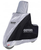 Husa Moto Exterior Oxford Aquatex Highscrreen Scootes Cover Argintiu Marimea S CV216