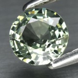 SAFIR NATURAL VERDE bun inlocuitor DIAMANT-0,53 ct. Certificat de Autenticitate